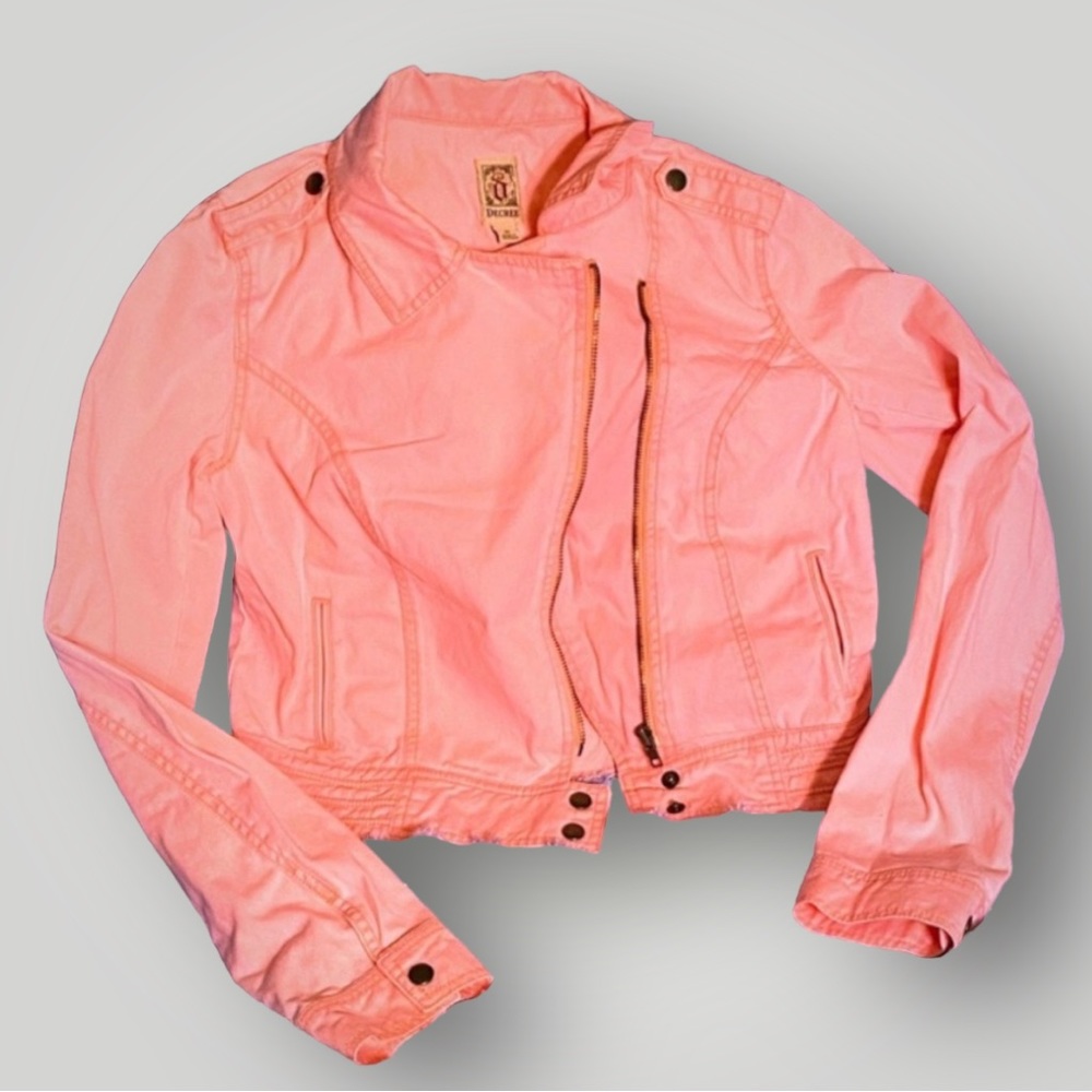 Decree Denim Pink Girls Jacket